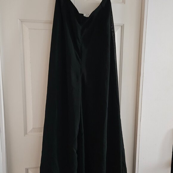 Frascara: pantsuit, wideleg, black - Picture 4 of 4